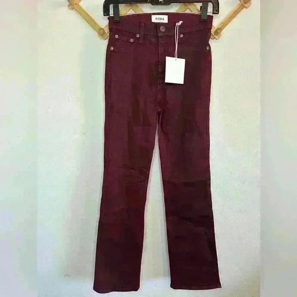 pistola Denim - Merlot High Rise Skinny Boot Denim Jean Pistola